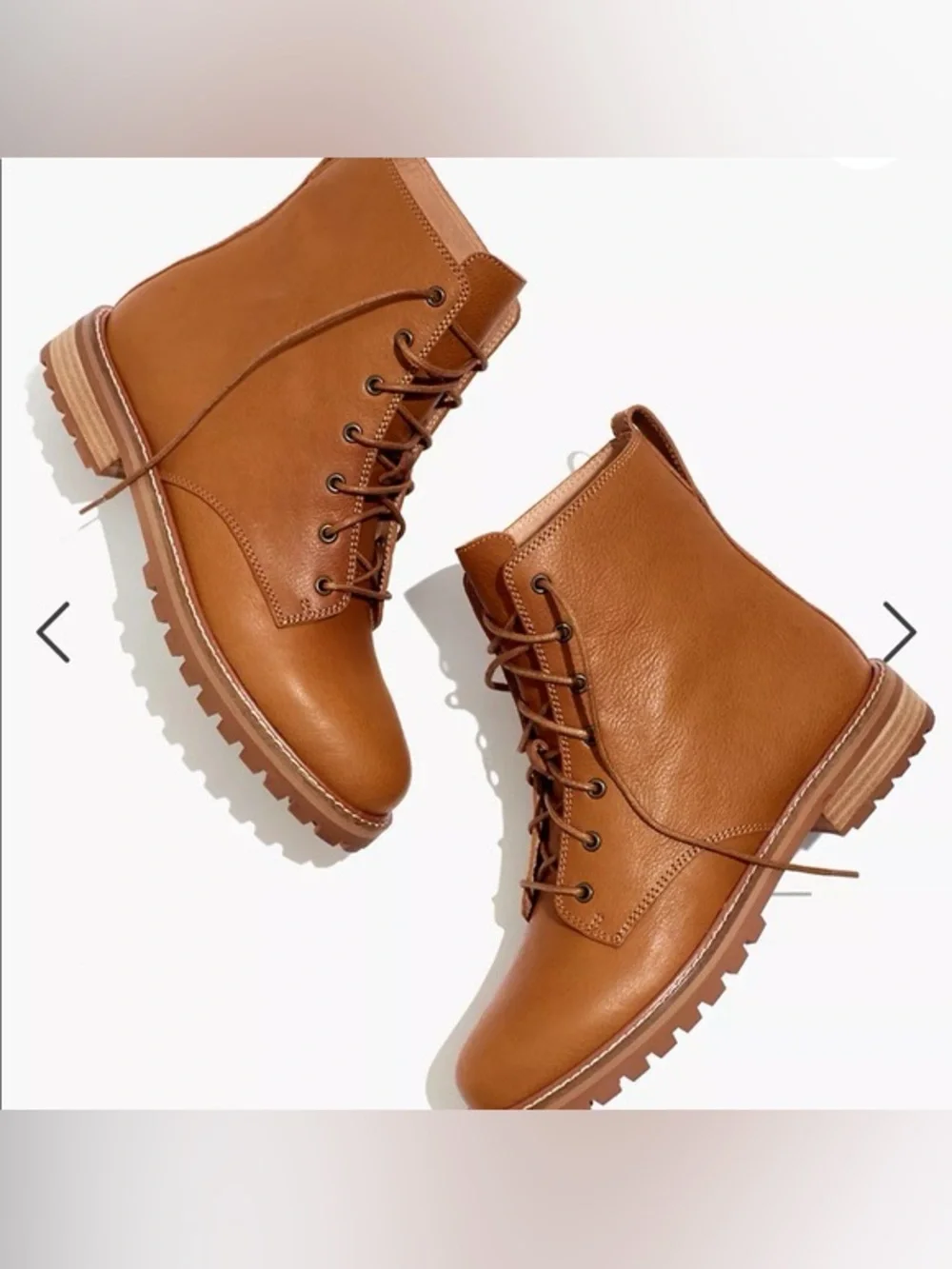 Madewell The Clair Lace-Up Boot Size 9.0
